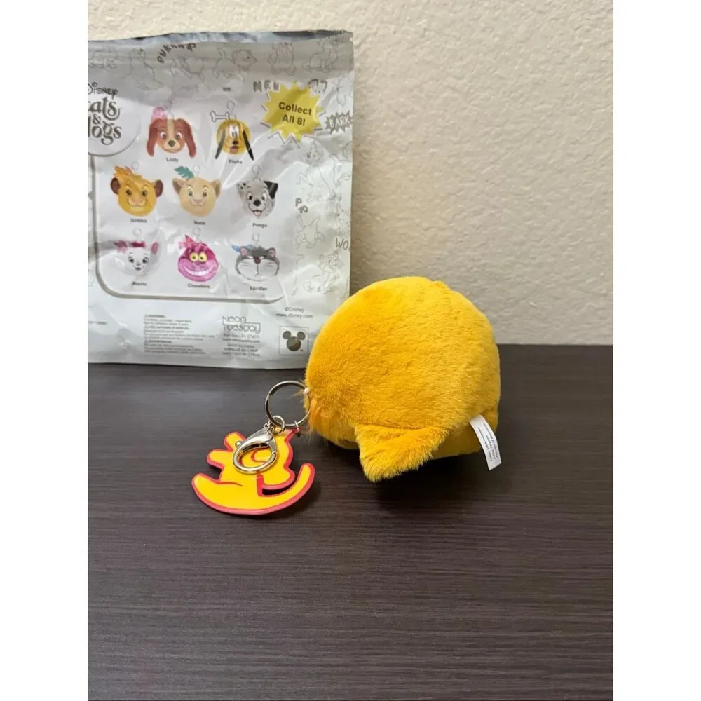Disney Cats & Dogs Blind Bag Plush Keychain - Simba